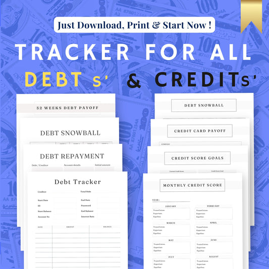 Debt & Credit Trackers Collection