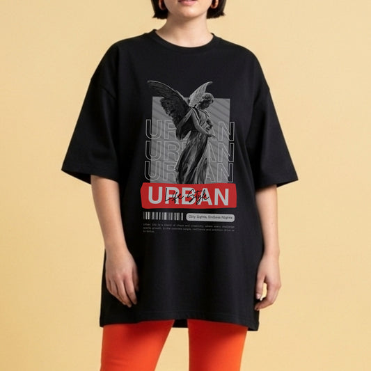 Urban Lifestyle Breath City - Angel Statue Street Culture Contemporary Statement Artwork