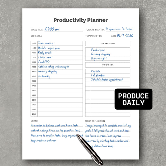 Productivity Planner