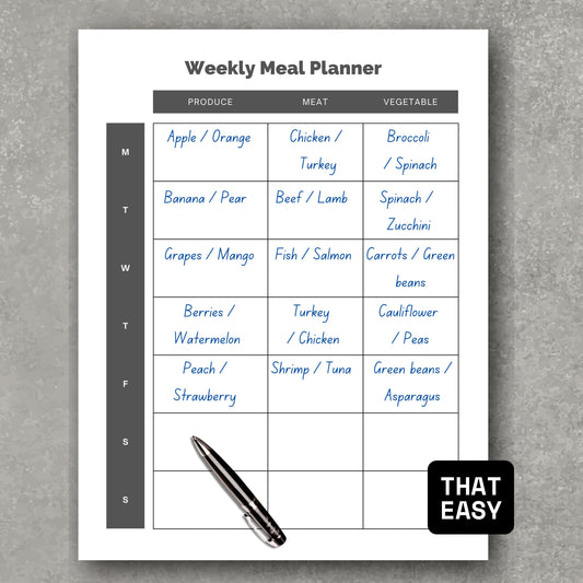 Weekly Meal Planner