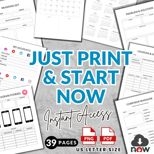 Online Marketing Planner Bundle 2026