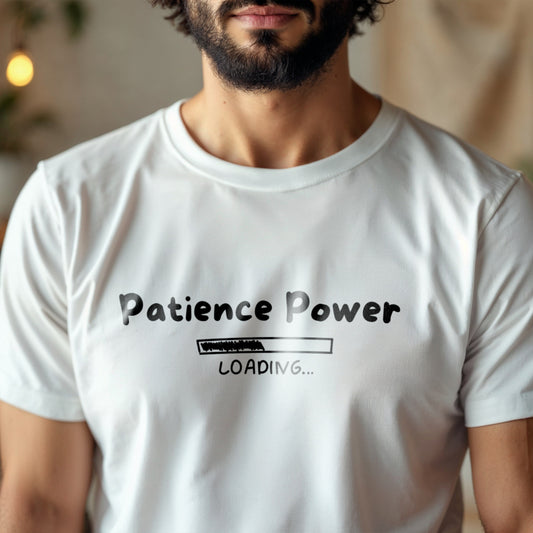 Patience Power Loading - Funny Motivational Progress Bar Artwork