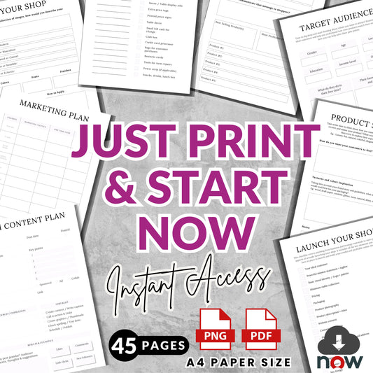 Handmade Business Planner