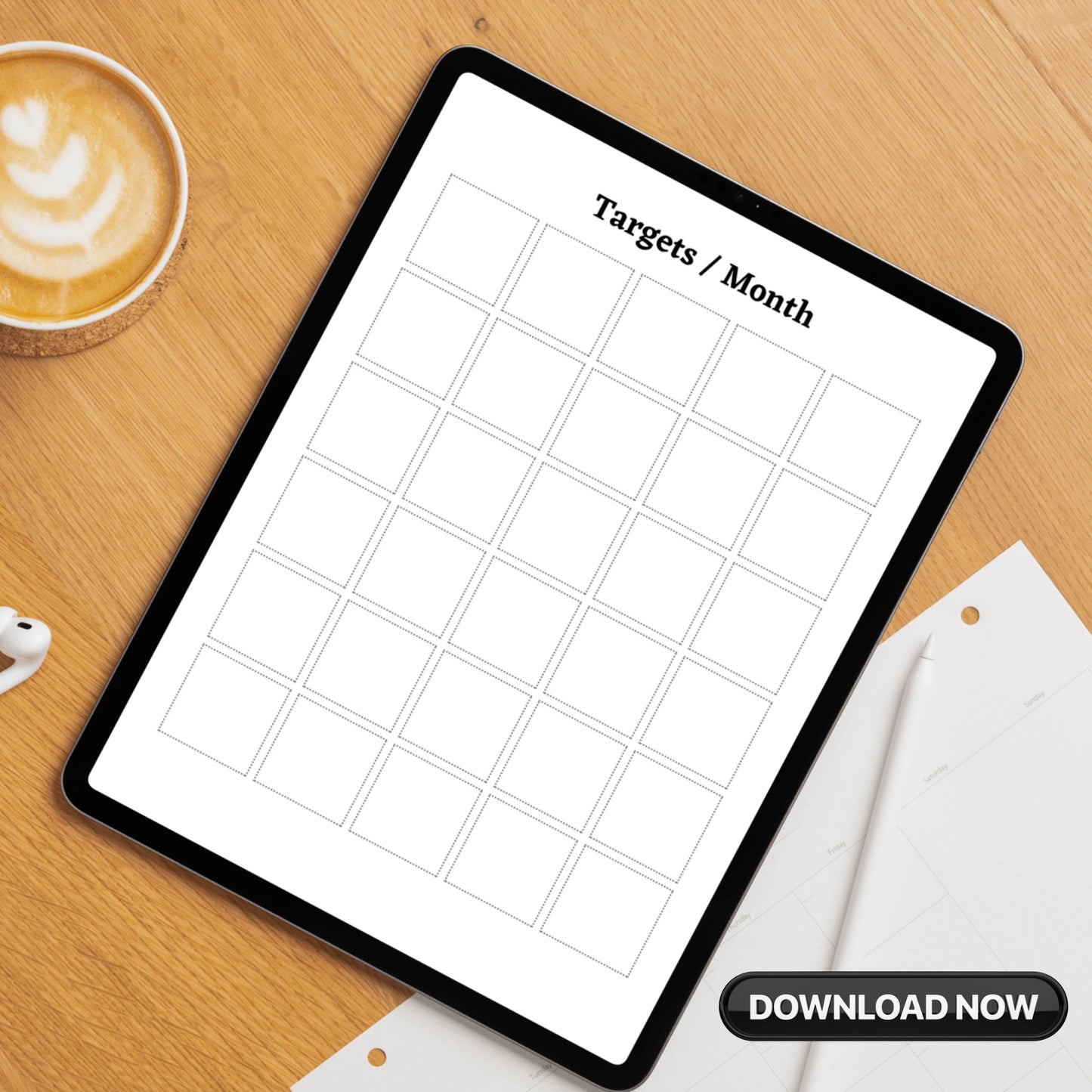 Targets/Month Planner