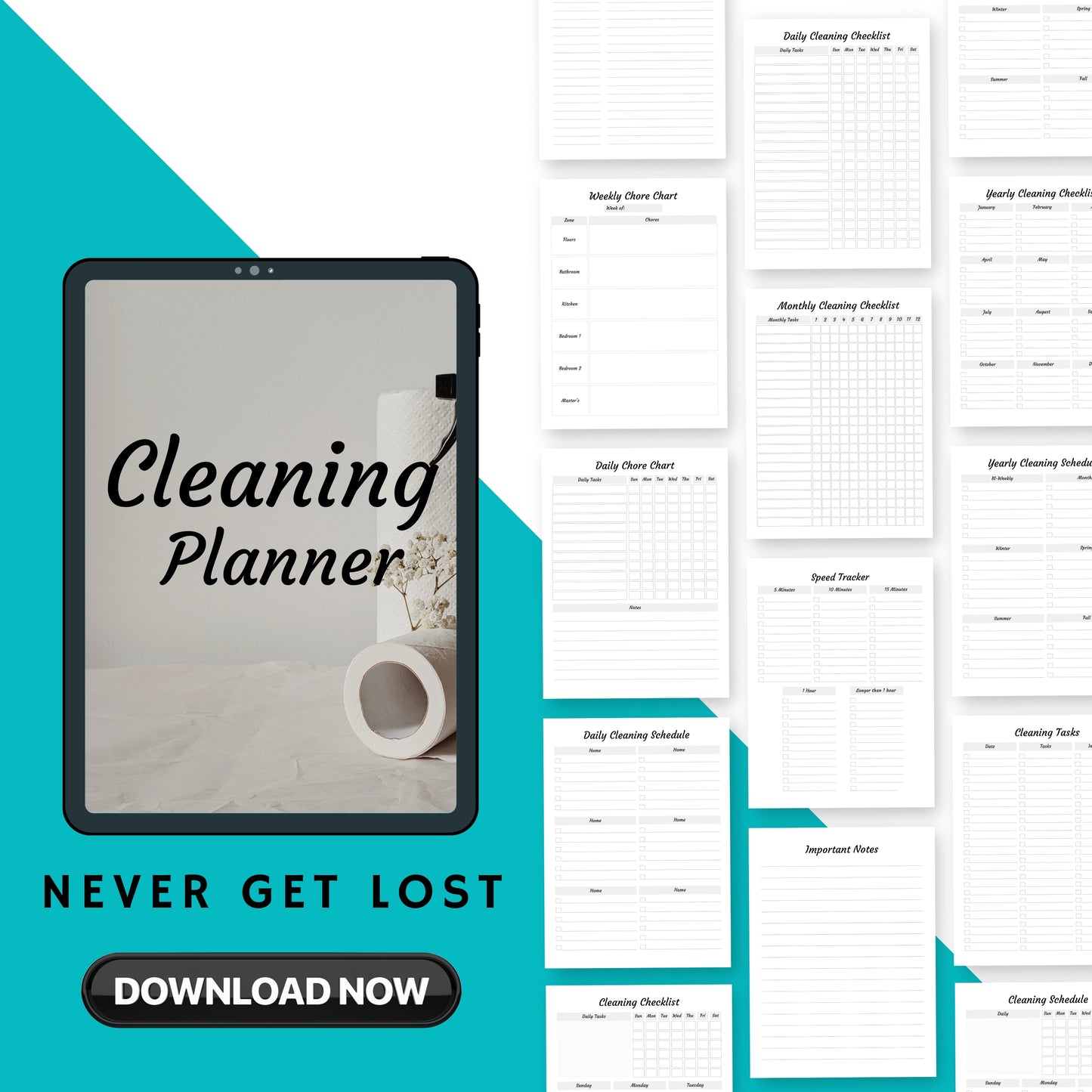 Cleanning Planner Bundle