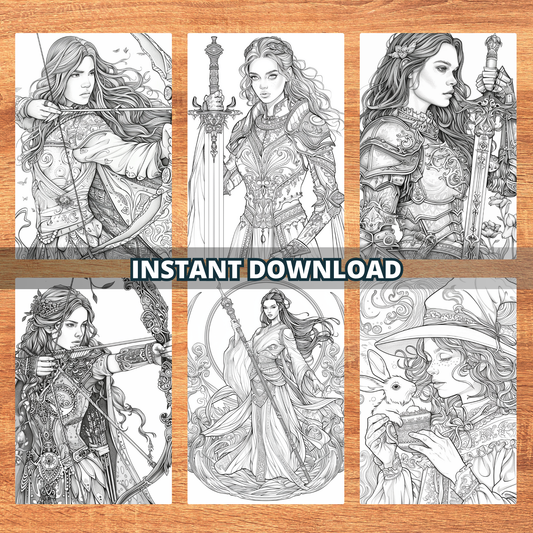 Girlie Heroes Coloring Pages