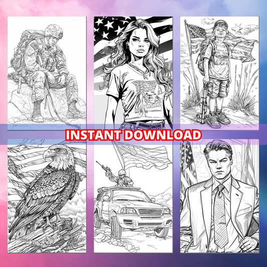 American Dreams Coloring Pages