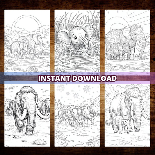 Age Of Mammoth Coloring Pages