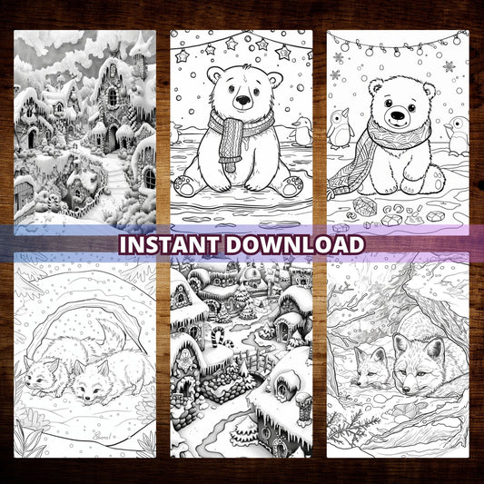 Frosted Fantasies Coloring Pages