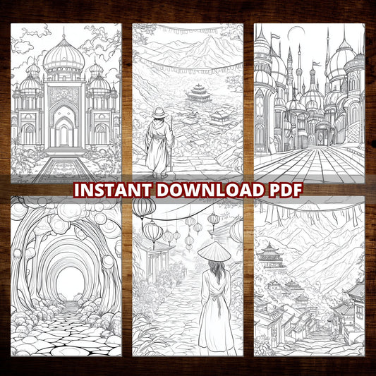 Kingdoms Of Beauty Coloring Pages