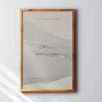 Notes of Meditation - Quiet The Mind, Free The Soul Mindfulness Wall Art