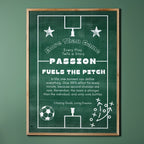 More Than Game - Passion Fuels The Pitch Soccer Wall Art