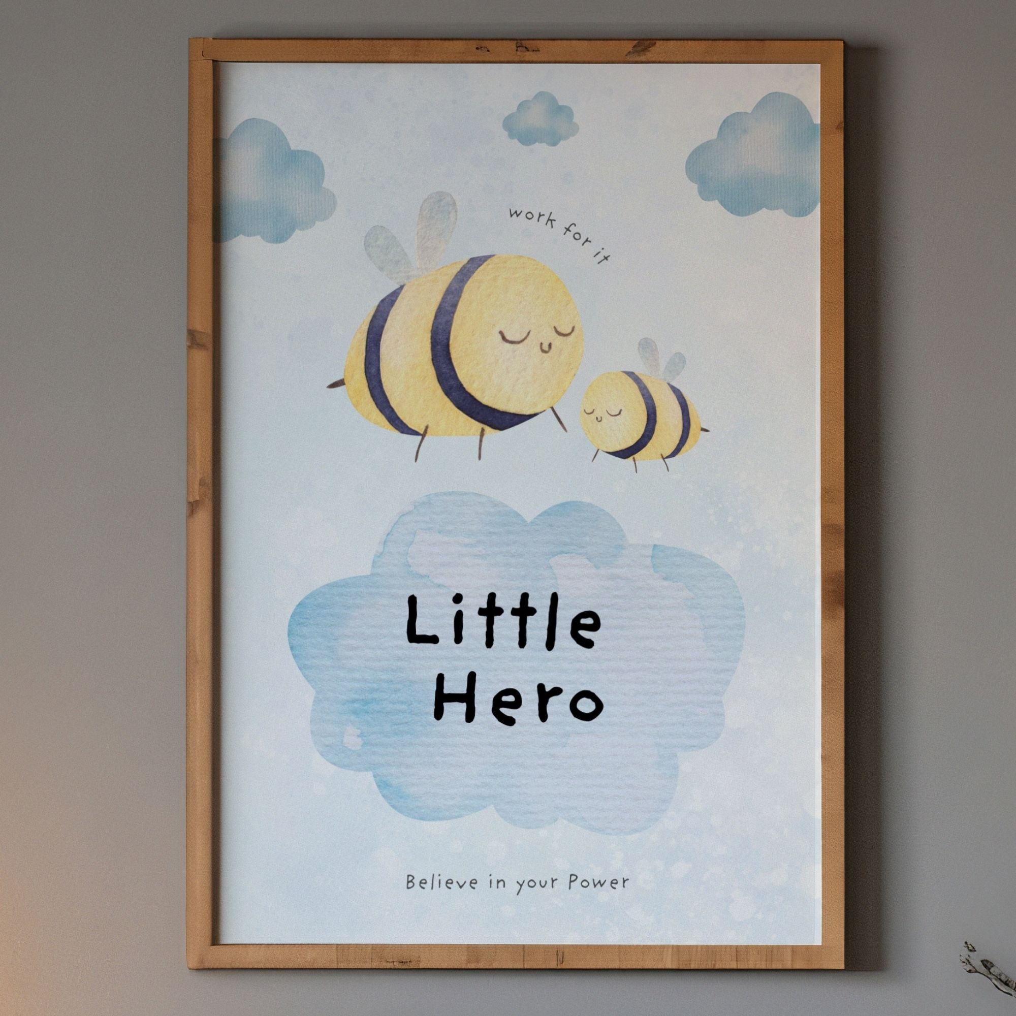 Little Hero - Believe in Your Power Wall Art