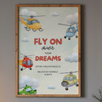 Fly On Over Your Dreams - Believe in Yourself Always Wall Art