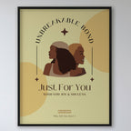 Unbreakable Bond - Sisterhood Empowerment Wall Art