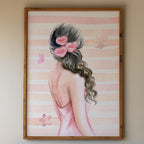 Graceful Elegance - Feminine Beauty & Flowers Wall Art