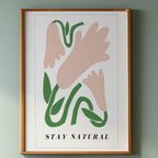 Stay Natural - Abstract Botanical Harmony Wall Art