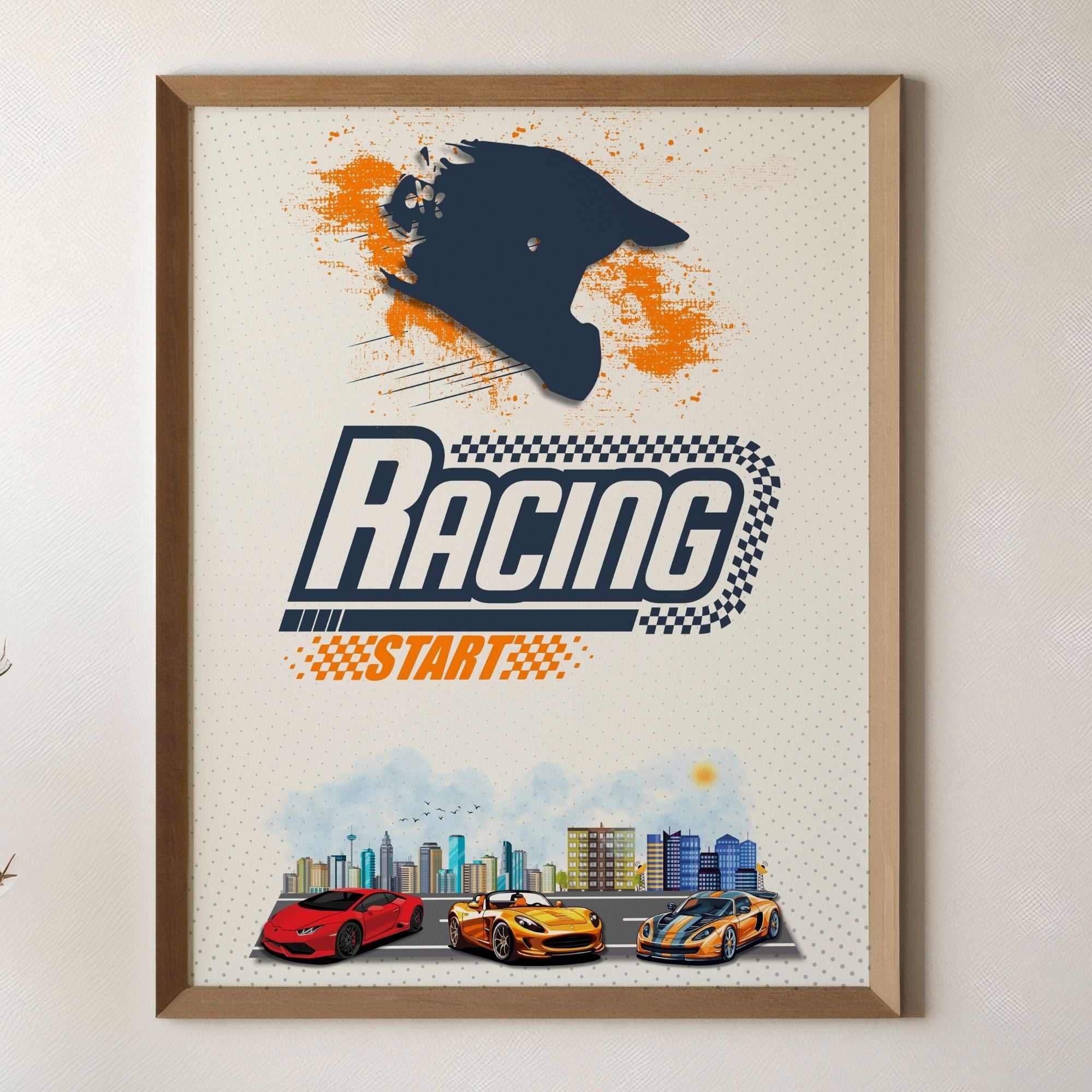 Racing Starts - High-Speed Motorsport Wall Art