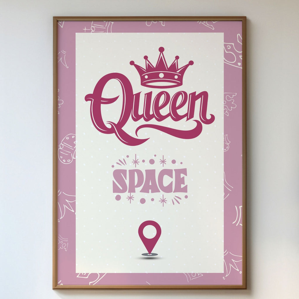 Queen Space - Royal Empowerment Wall Art