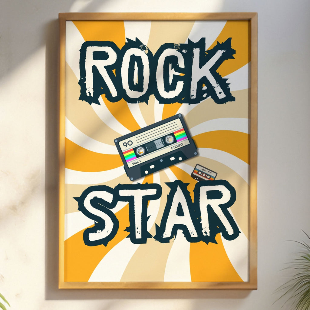 Rock Star Retro Wall Art