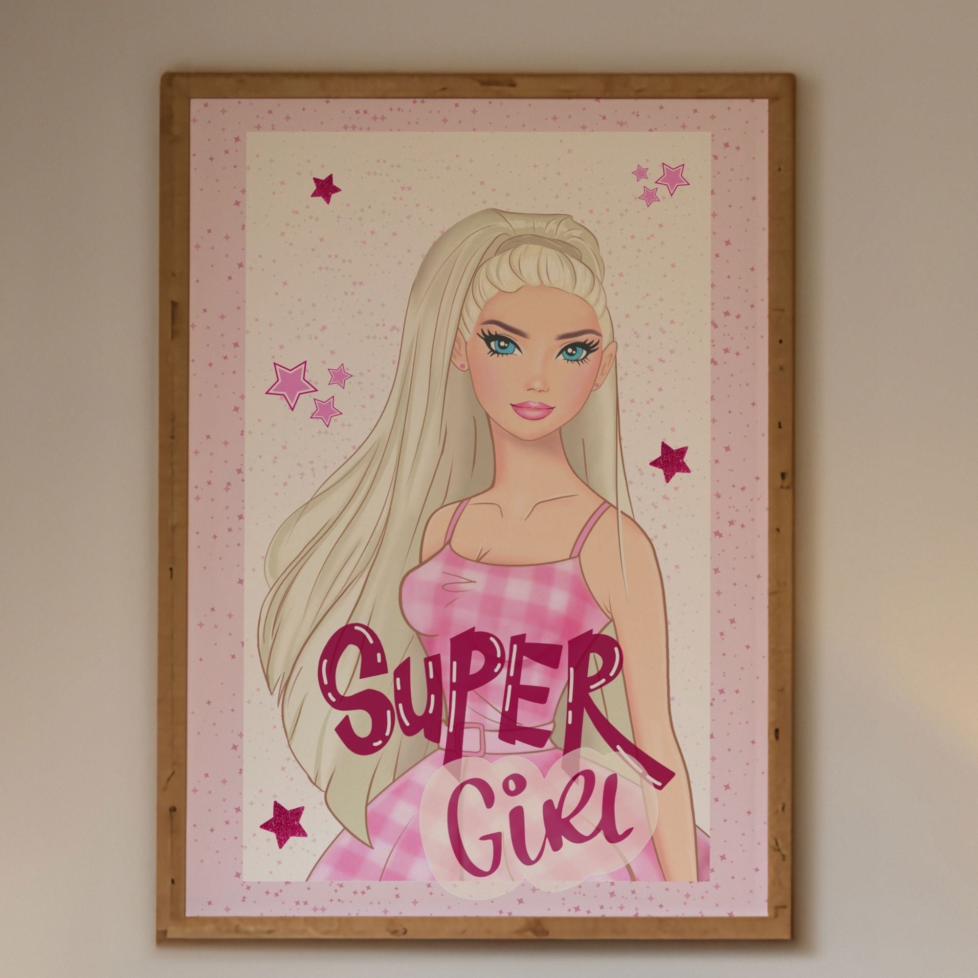 Super Girl Power - Glamorous Confidence Wall Art