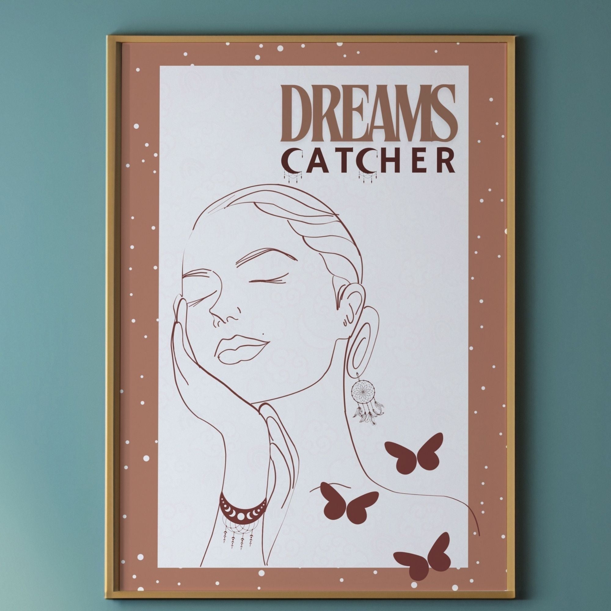 Dreams Catcher - Boho Feminine Empowerment Wall Art