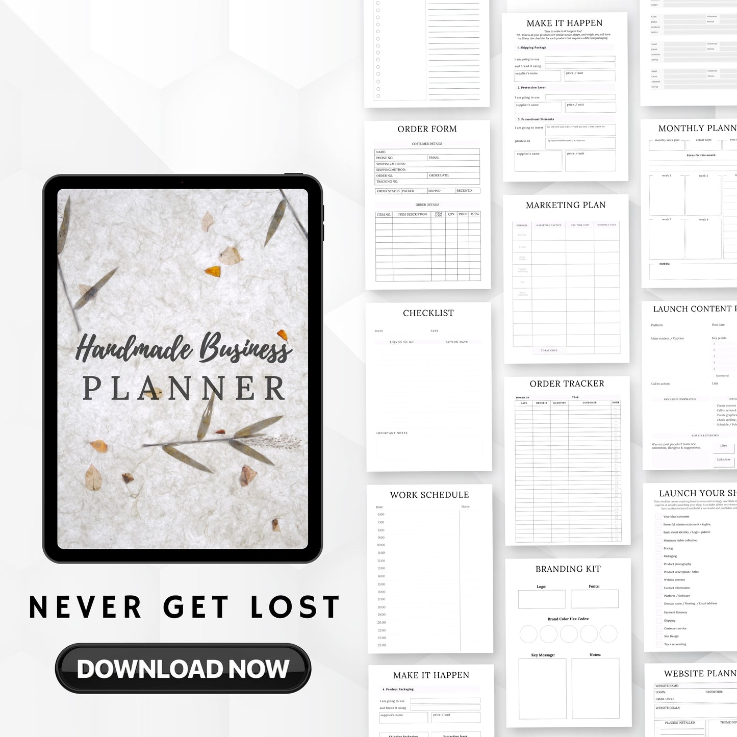 Handmade Business Planner