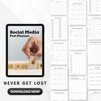 Social Media Post Planner Bundle
