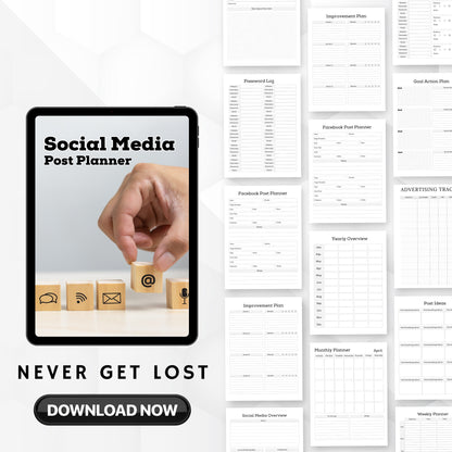 Social Media Post Planner Bundle