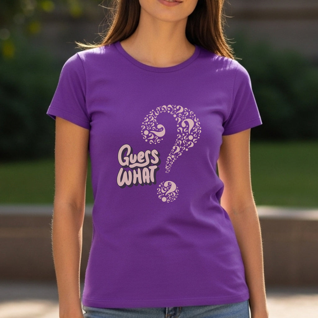 Guess What - Question Mark Mystery Intrigue Conversation Starter Statement Artwork