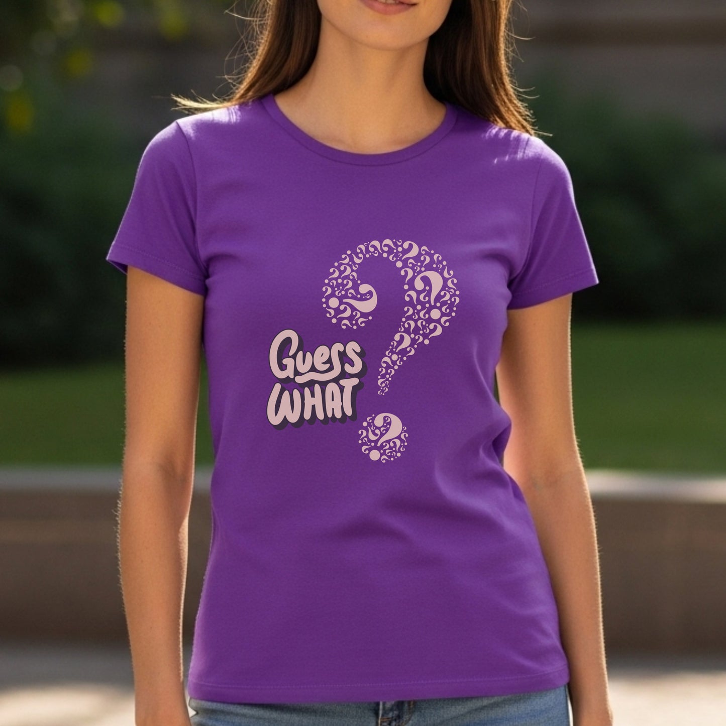 Guess What - Question Mark Mystery Intrigue Conversation Starter Statement Artwork