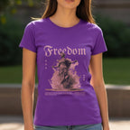 Freedom - Artistic Woman Silhouette Empowerment Movement Liberty Statement Artwork