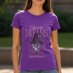 Spooky Dreams Mind Control - Gothic Witch Hat Skull Halloween Statement Artwork