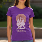 Just A Girl With A Vision Inspired - Yellow Circle Illustration Dreamer Statement Artwork