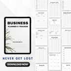 Business Planner & Tracker File Sheets