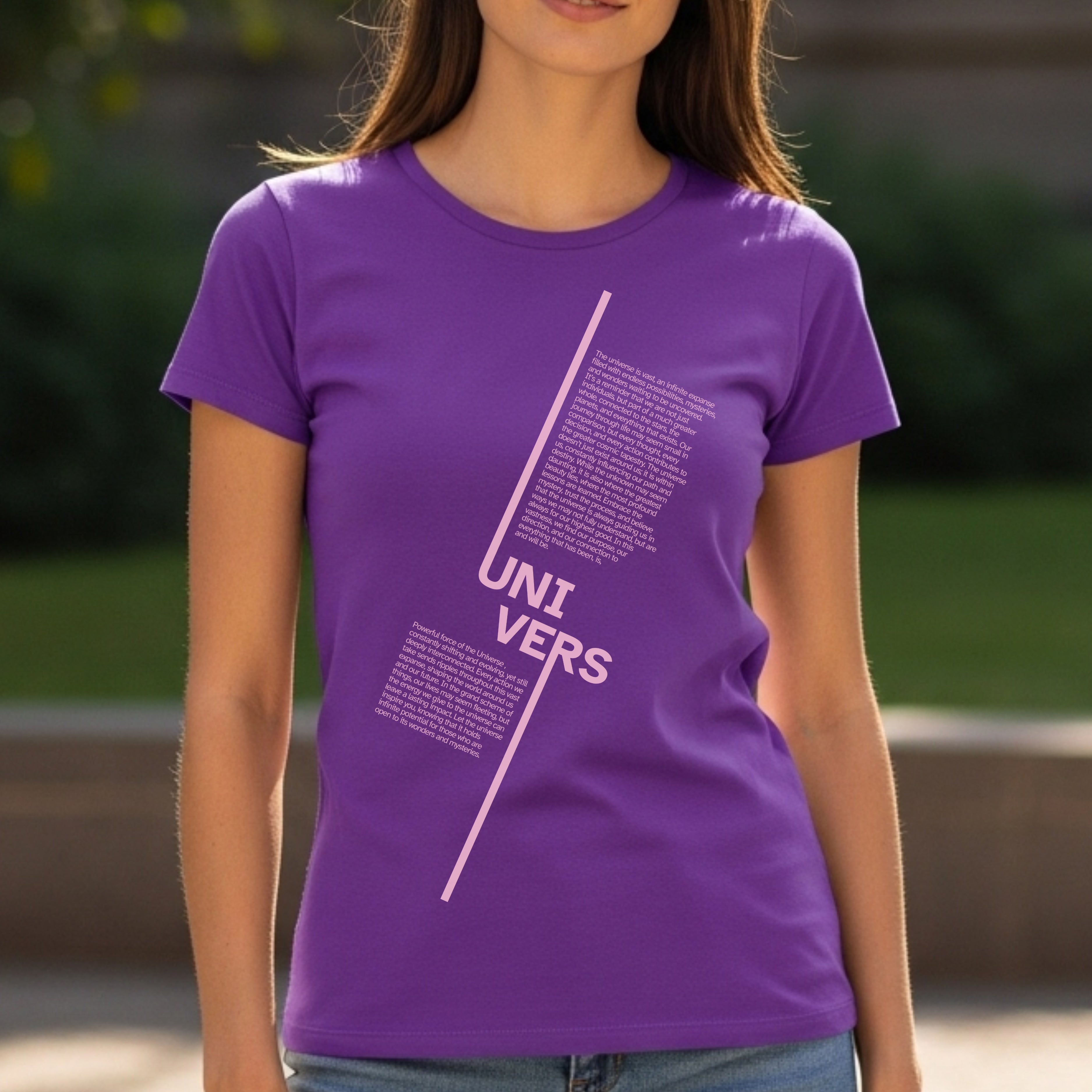 Uni Vers - Contemporary Typography Philosophy Exploration Statement Artwork