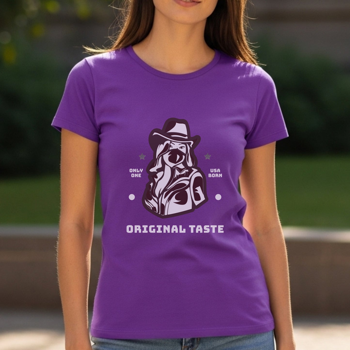 Original Taste - Vintage Western Cowboy Dog Authentic American Statement Artwork