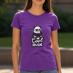 Cool Dude Awesome - Minimalist Cartoon Character Confidence Swagger Statement Artwork