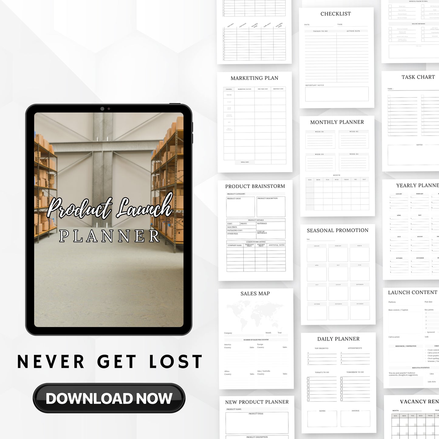 New Product Launch Planner Bundle