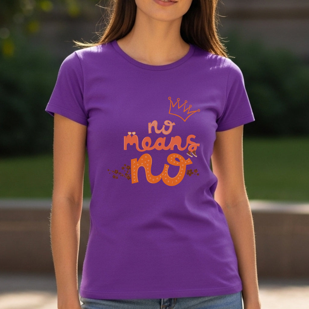 No Means No - Crown Boundary Empowerment Consent Statement Artwork