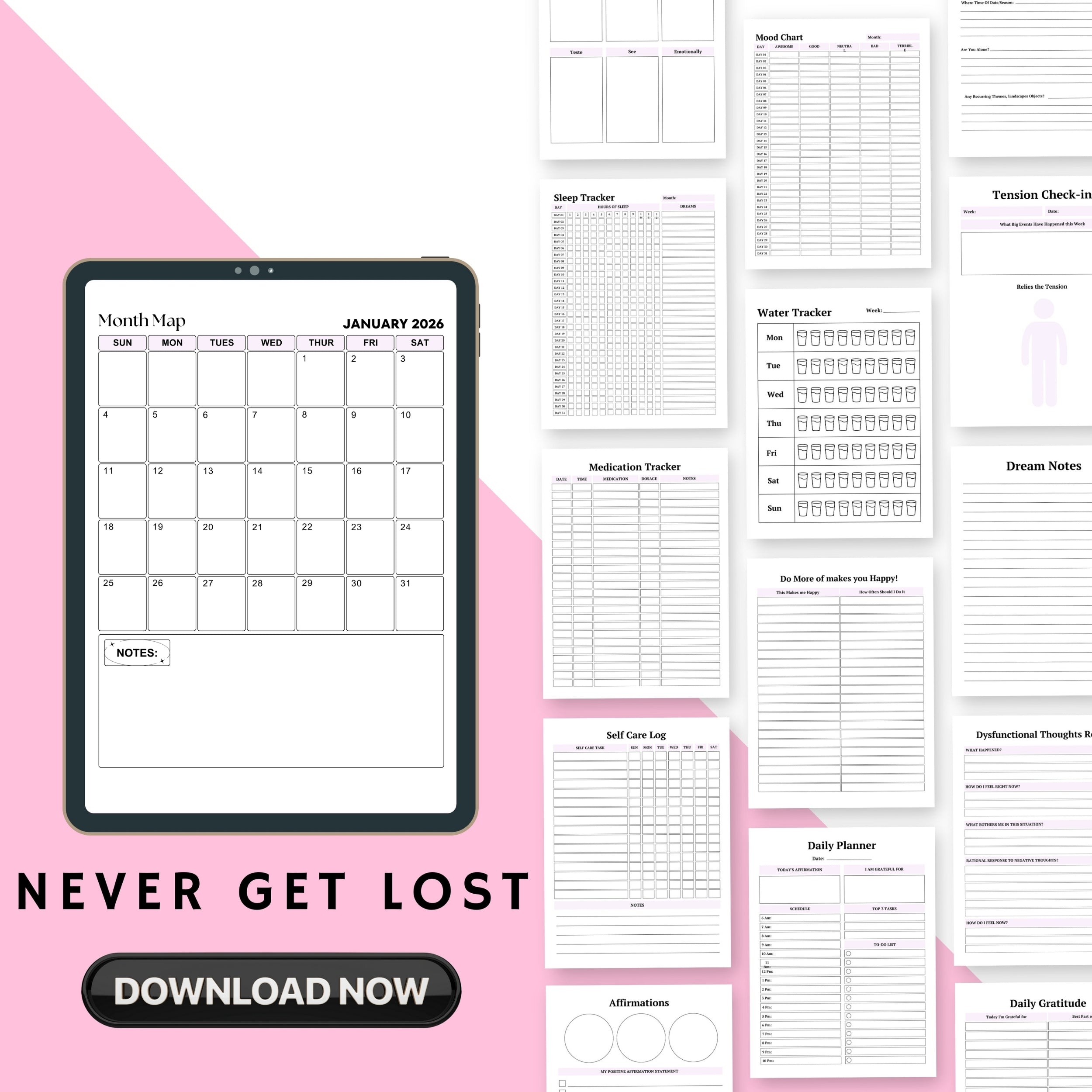 2026 Anxiety & Depression Journal Bundle