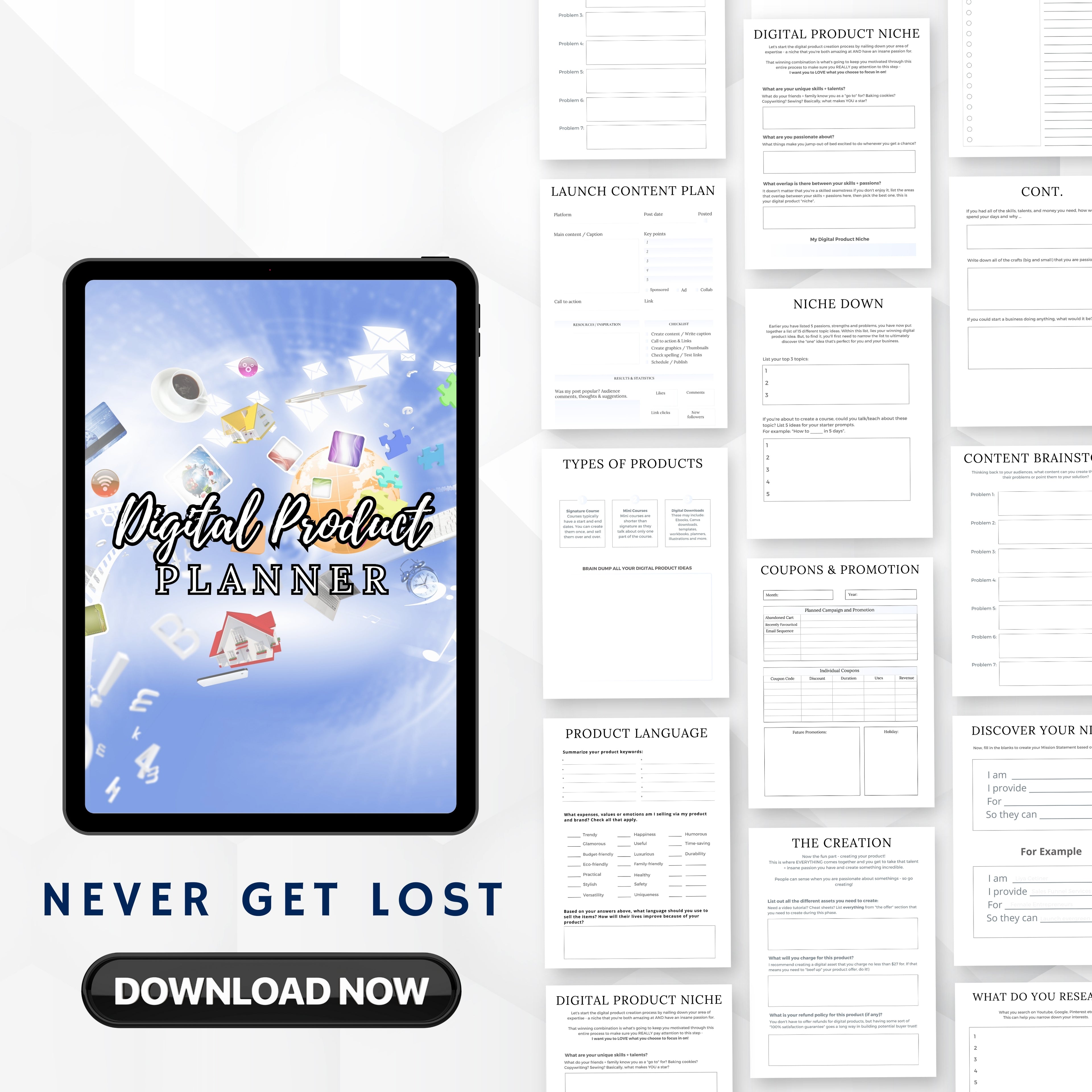 Digital Product Planner