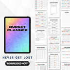 Rainbow Budget Planner Bundle