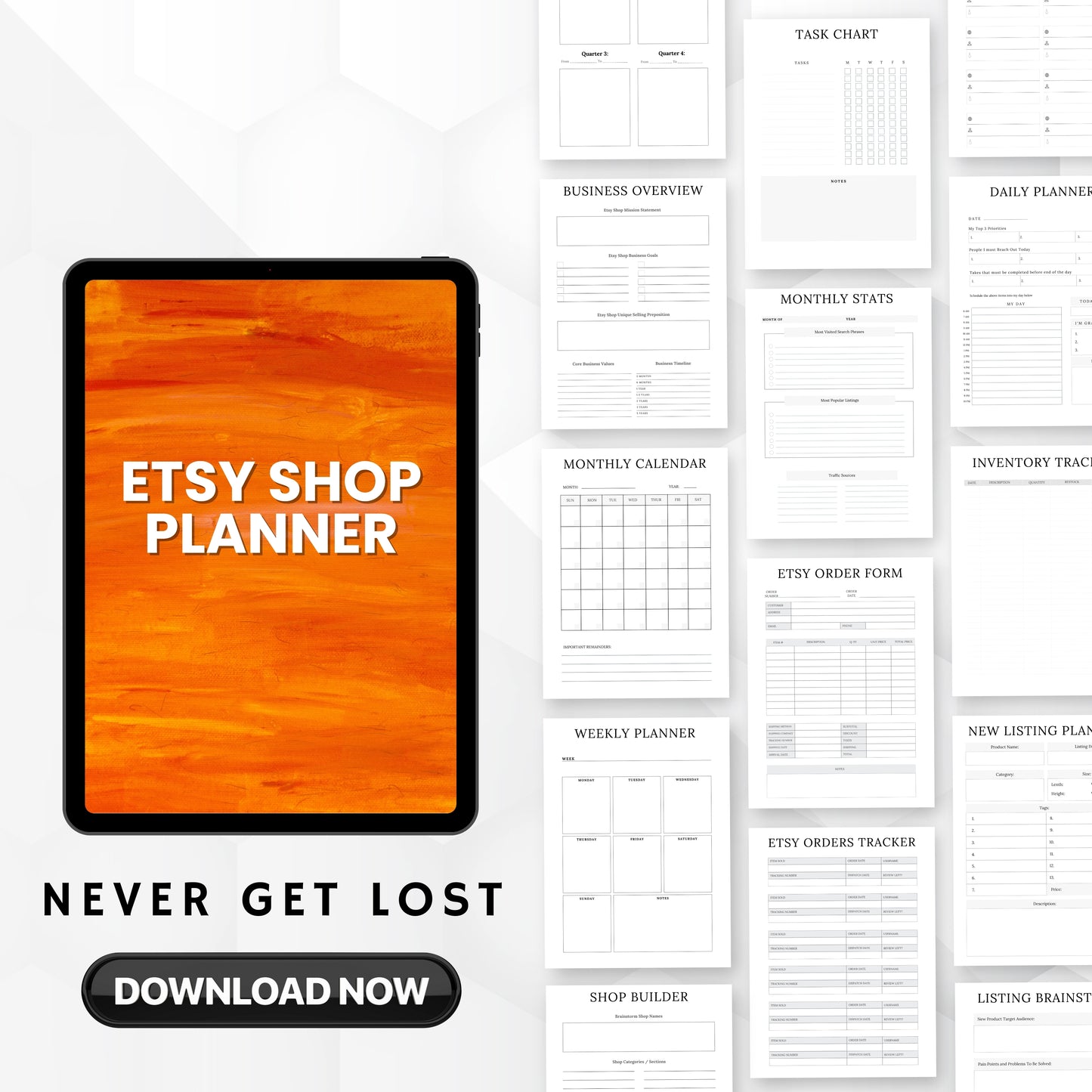 Etsy Shop Planner Bundle