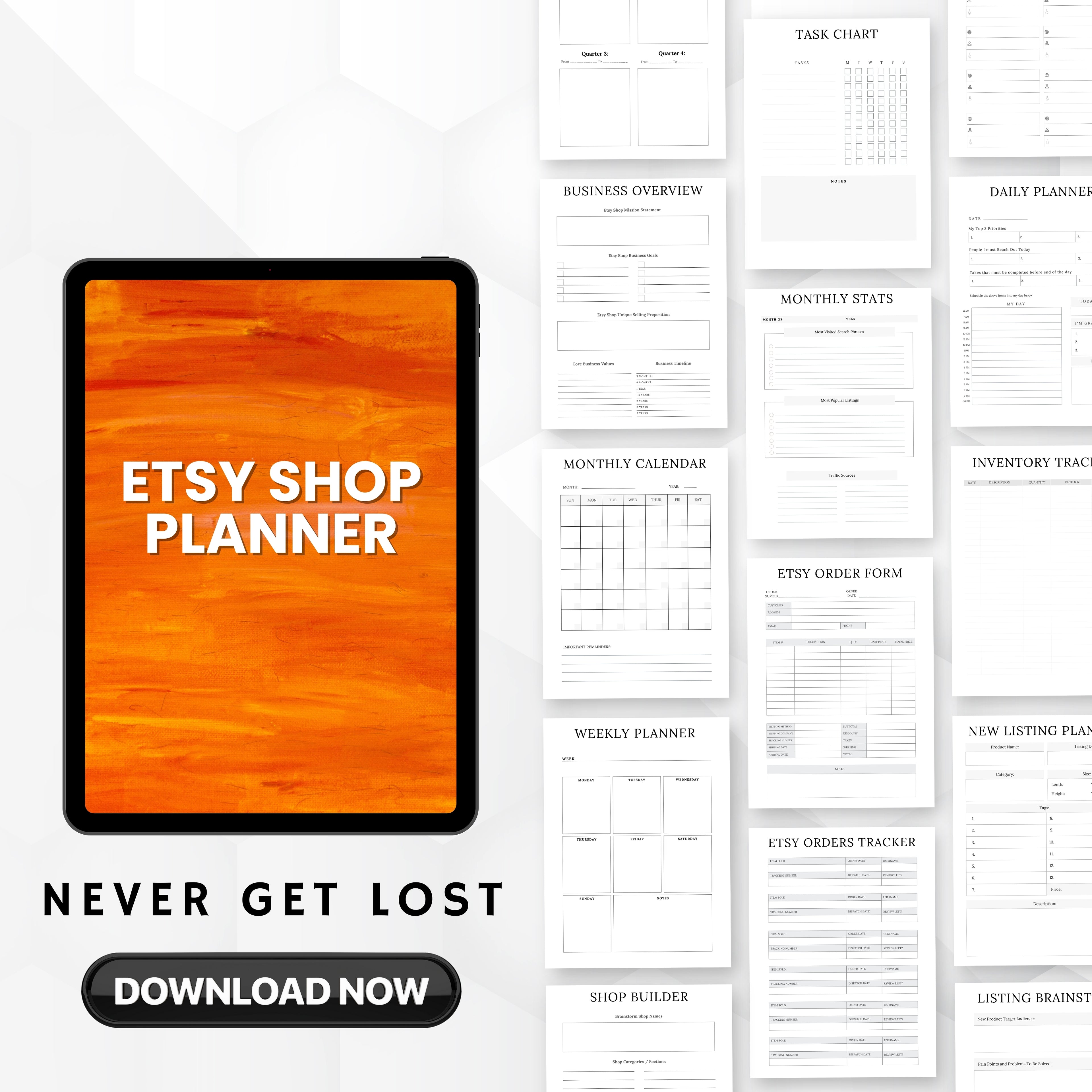 Etsy Shop Planner Bundle