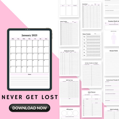 Anxiety & Depression Journal Bundle