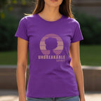 Unbreakable Spirit - Afro Silhouette Retro Sunset Circle Natural Hair Empowerment Artwork