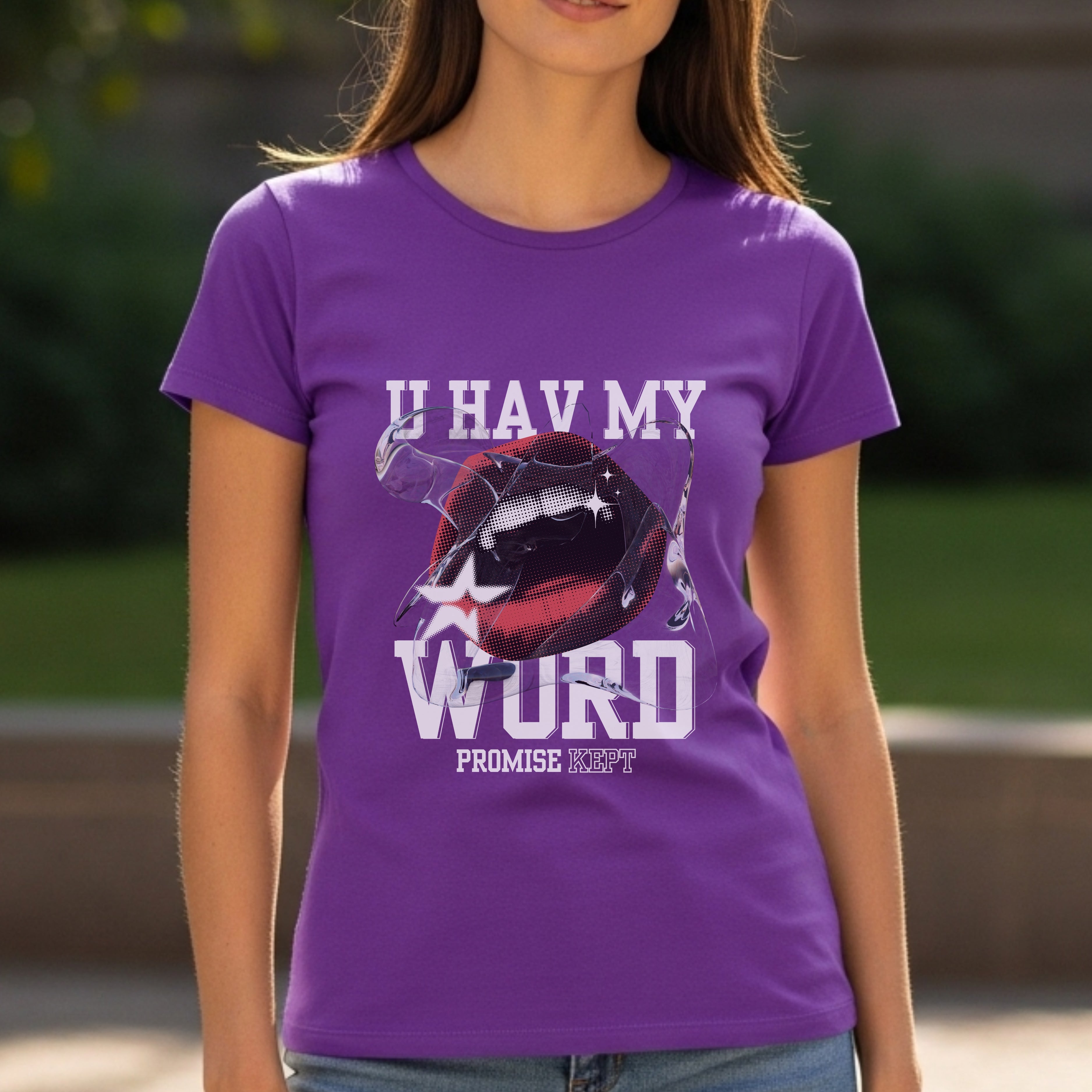 U Hav My Word Promise Kept - Astronaut Integrity Commitment Trust Statement Artwork