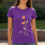 Stay Powerful - Elegant Floral Empowerment Botanical Strength Statement Artwork