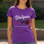 Unique Never Ending - Rose Art Individuality Celebration Empowerment Statement Artwork